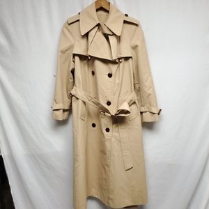 Vtg Etienne Aigner 70s tan trench coat